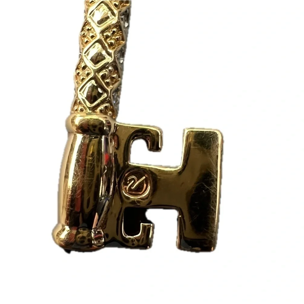 Swarovski Gold Gemstone Pendant